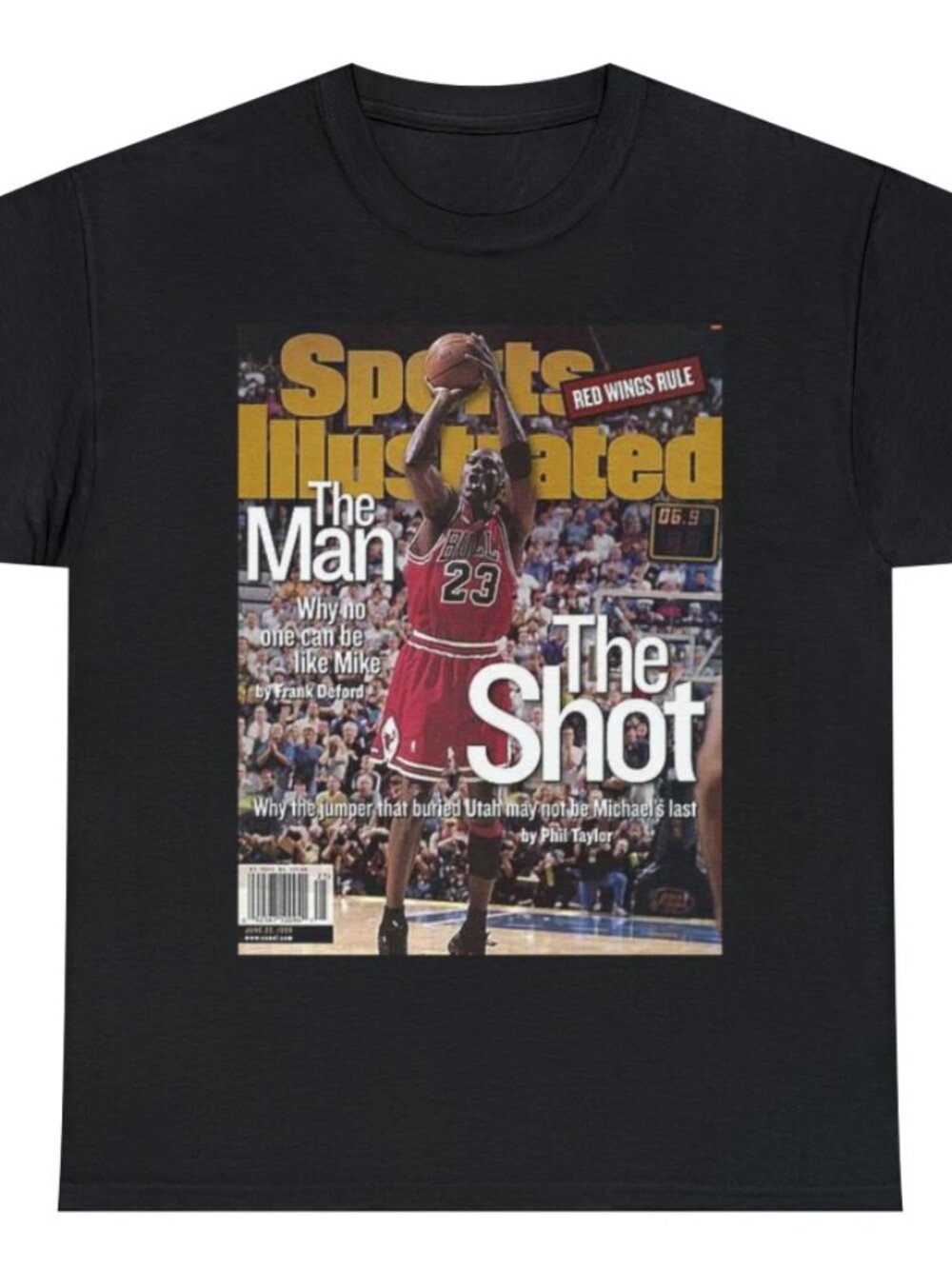 Michael Jordan Chicago Bulls NBA Sports Illustrated Tee Shirt 276
